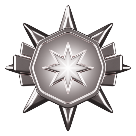 Rank Silver  3D Icon