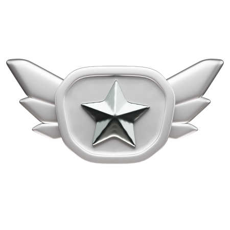 Rank Silver  3D Icon