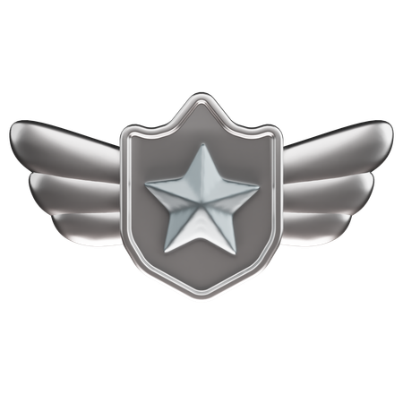 Rank Silver  3D Icon