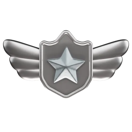 Rank Silver  3D Icon