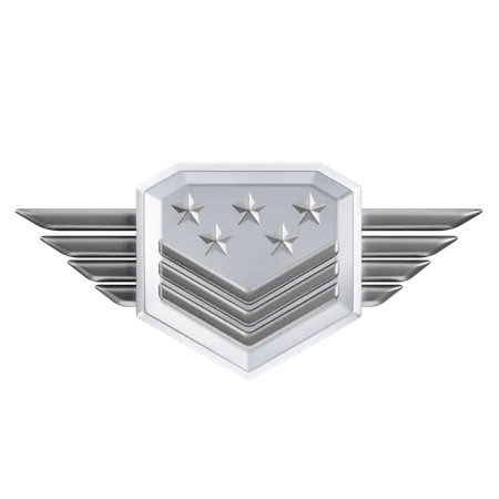 Rank Silver Tire 6  3D Icon