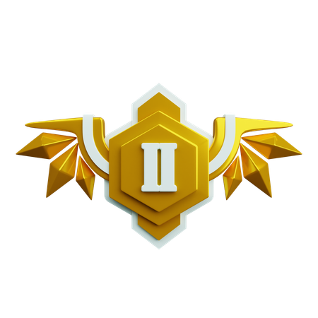 Rank Two  3D Icon