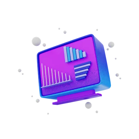 Clasificación lcd  3D Illustration