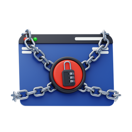 Secuestro de datos  3D Icon