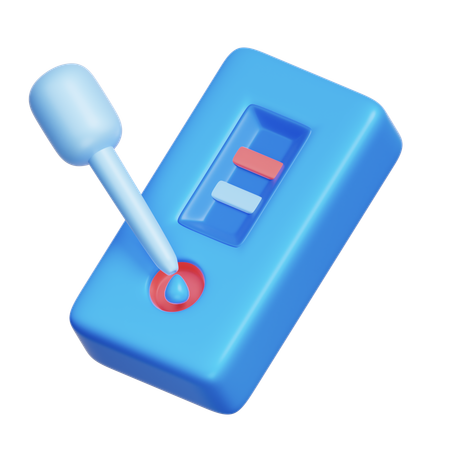 Rapid Test Kit  3D Icon