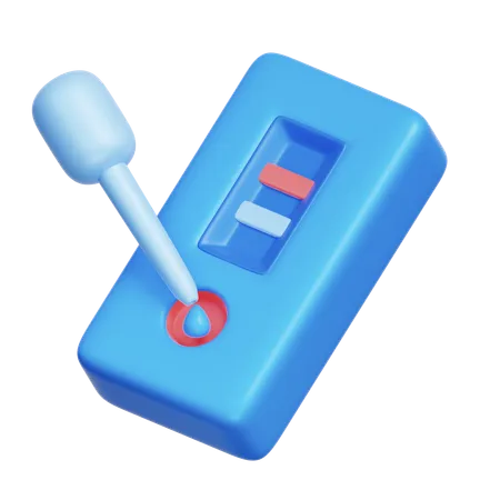 Rapid Test Kit  3D Icon