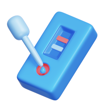 Rapid Test Kit  3D Icon