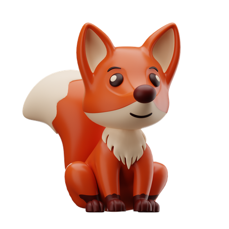 Raposa  3D Icon