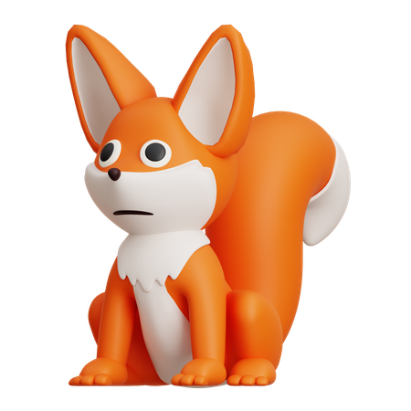 Raposa  3D Icon