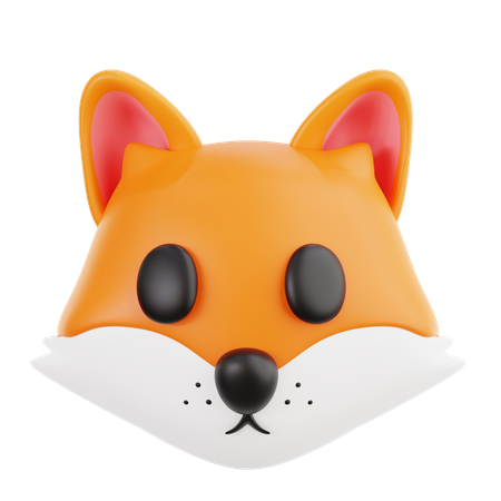 Emoji de raposa  3D Icon