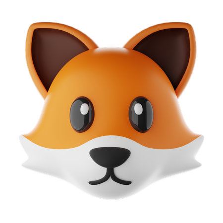 Emoji de raposa  3D Icon