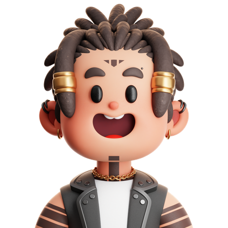 Rapper  3D Icon