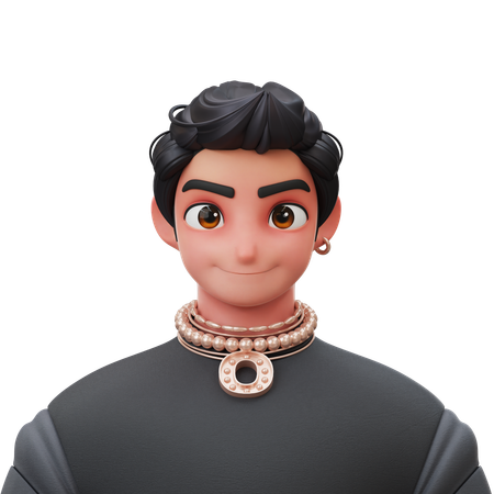 Rapper White  3D Icon