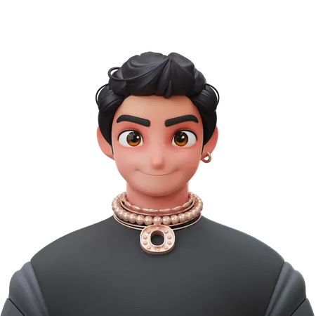 Rapper White  3D Icon