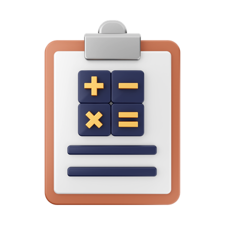 Rapport de la calculatrice  3D Icon