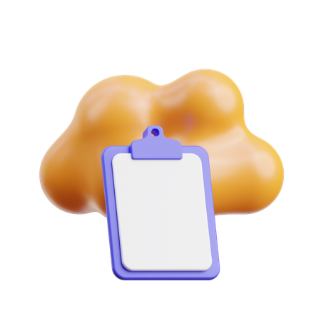 Rapport sur les nuages  3D Icon