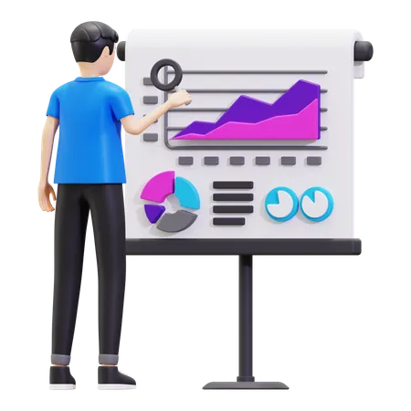 Rapport d'analyse de données  3D Illustration