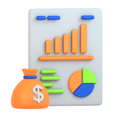 Rapport d'activité  3D Icon