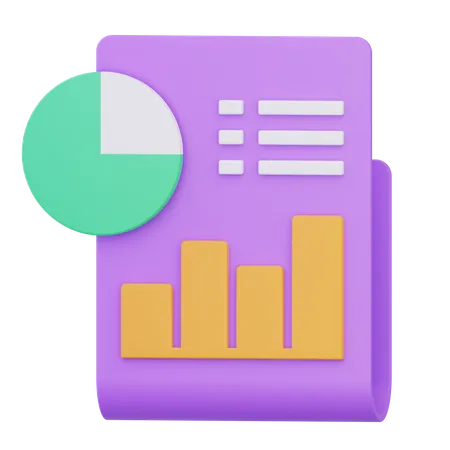 Rapport d'activité  3D Icon