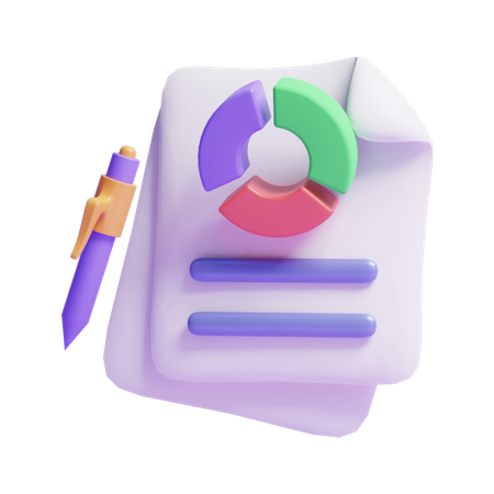 Bulletin d'analyse  3D Icon