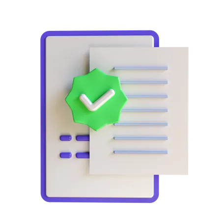 Rapport de vérification  3D Icon