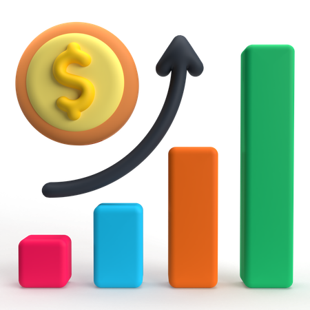 Rapport de croissance  3D Icon