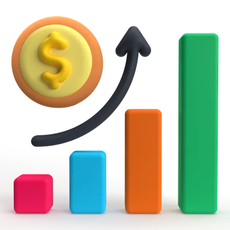 Rapport de croissance  3D Icon