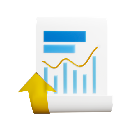 Rapport de croissance  3D Icon