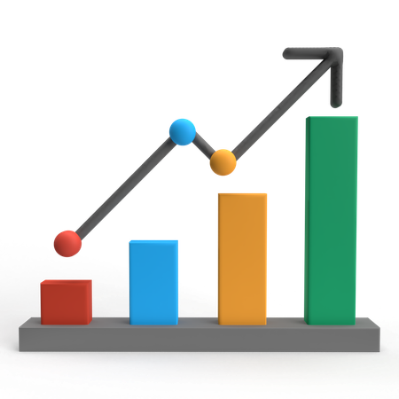 Rapport de croissance  3D Icon