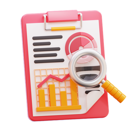 Rapport de document  3D Icon