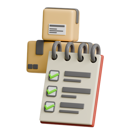 Rapport de liste de contrôle  3D Icon