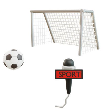 Rapport de match de football  3D Icon