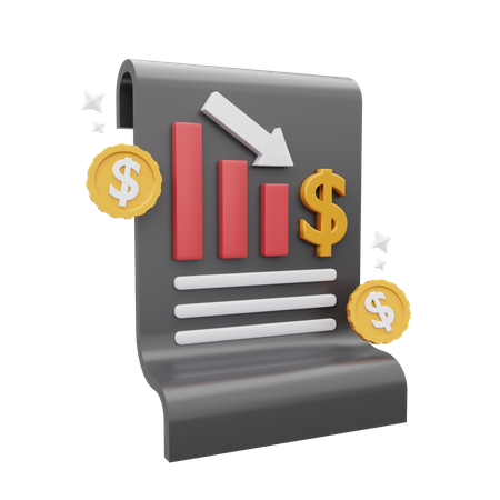 Rapport de perte  3D Icon