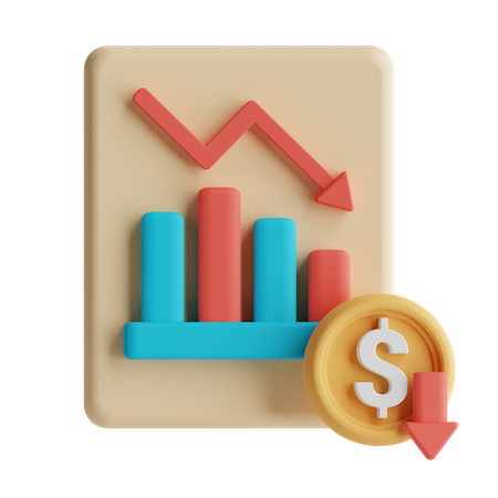 Rapport de perte  3D Icon