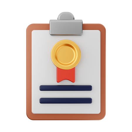 Rapport de récompense  3D Icon