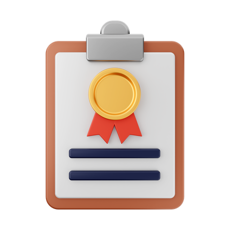 Rapport de récompense  3D Icon