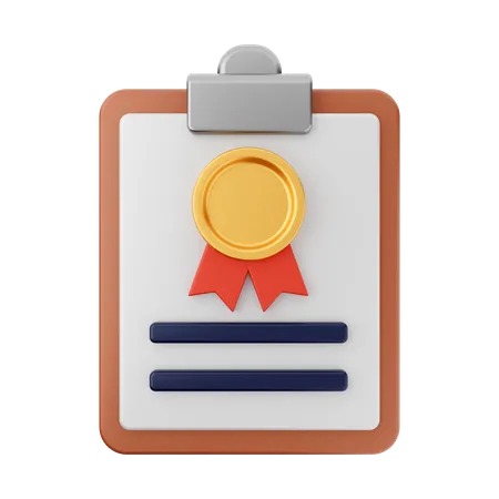 Rapport de récompense  3D Icon