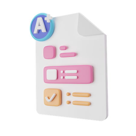 Rapport de sang  3D Icon
