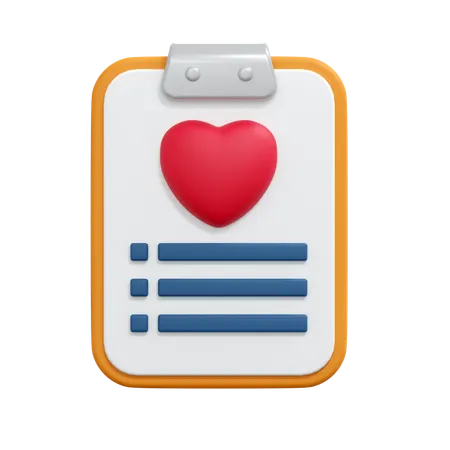Bilan de santé  3D Icon