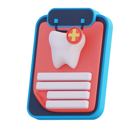 Rapport sur les dents  3D Icon