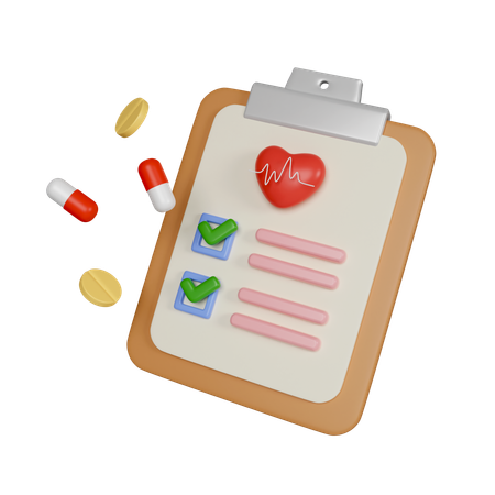 Rapport du patient  3D Icon