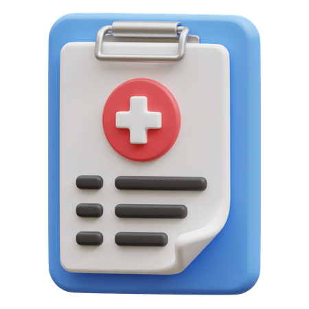 Rapport médical  3D Icon