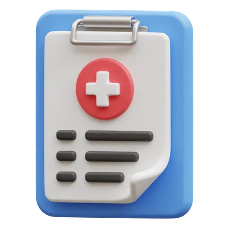 Rapport médical  3D Icon