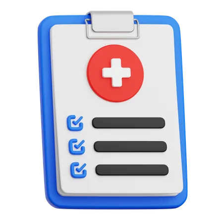 Rapport médical  3D Icon