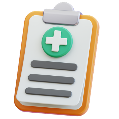 Rapport médical  3D Icon