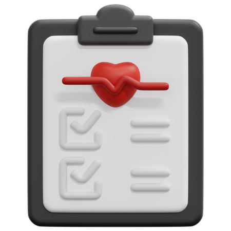 Rapport médical  3D Icon