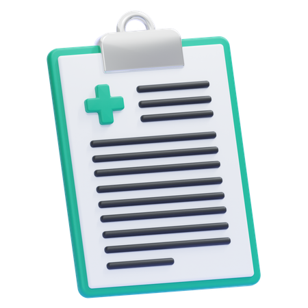 Rapport médical  3D Icon