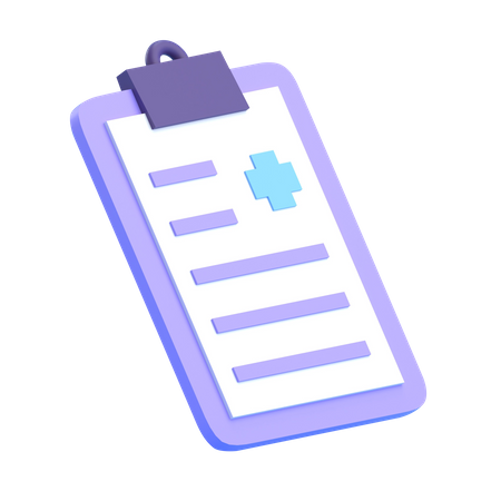 Rapport médical  3D Icon