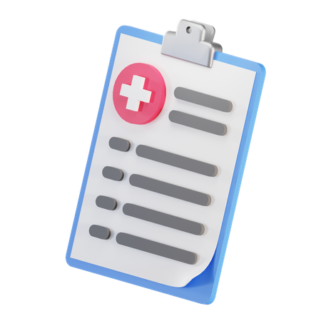Rapport médical  3D Icon