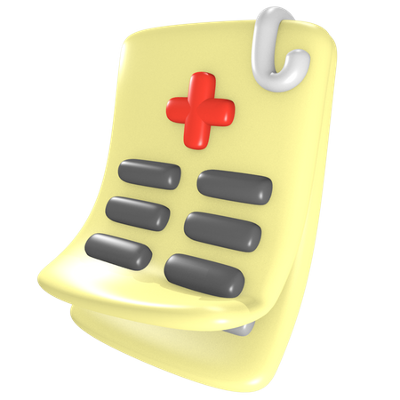 Rapport médical  3D Icon